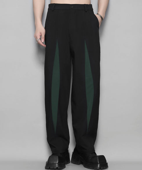 Center Splicing Design Pants